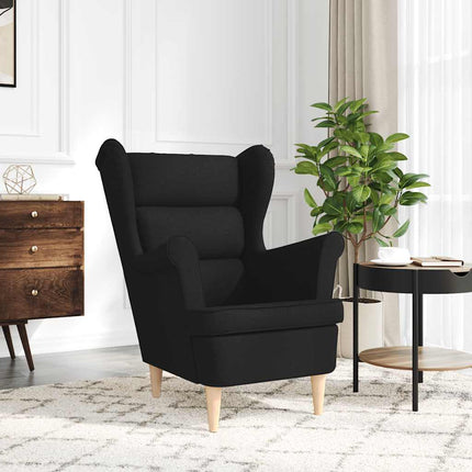 Poltrona Nera 74x84x100 cm in Tessuto