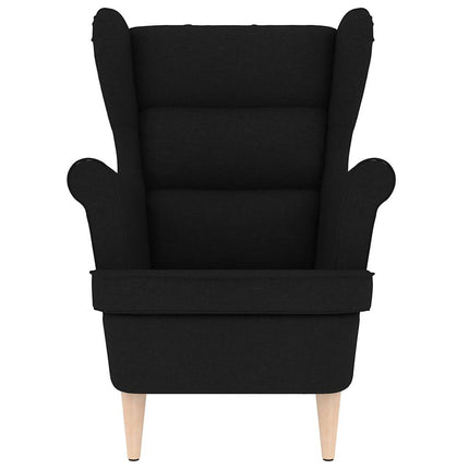 Poltrona Nera 74x84x100 cm in Tessuto