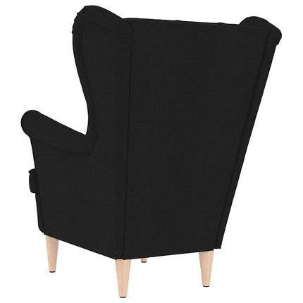 Poltrona Nera 74x84x100 cm in Tessuto