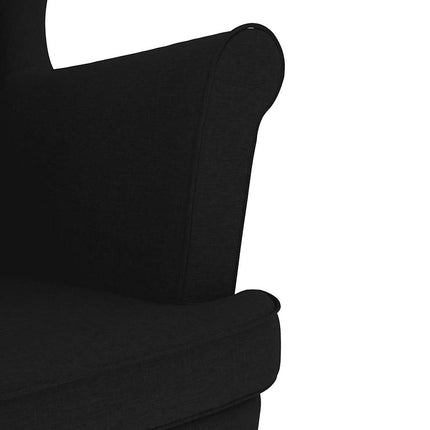 Poltrona Nera 74x84x100 cm in Tessuto