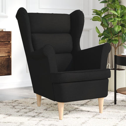 Poltrona Nera 74x84x100 cm in Tessuto