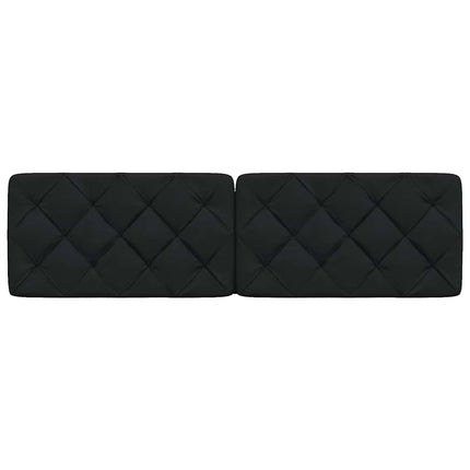 Cuscino Testiera Nero 180 cm in Tessuto