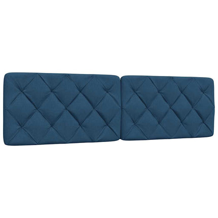 Cuscino Testiera Blu 180 cm in Tessuto