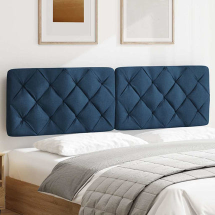 Cuscino Testiera Blu 180 cm in Tessuto