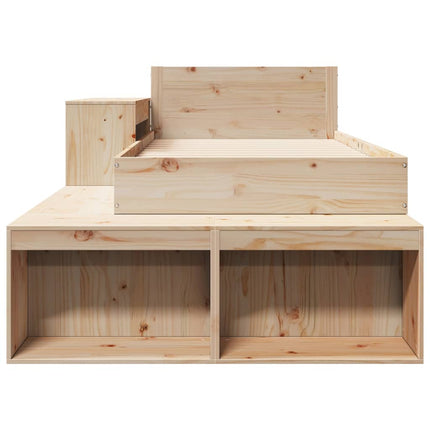 Letto senza Materasso 75x190 cm in Legno Massello Pino