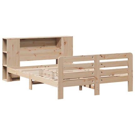 Letto senza Materasso 140x190 cm in Legno Massello di Pino