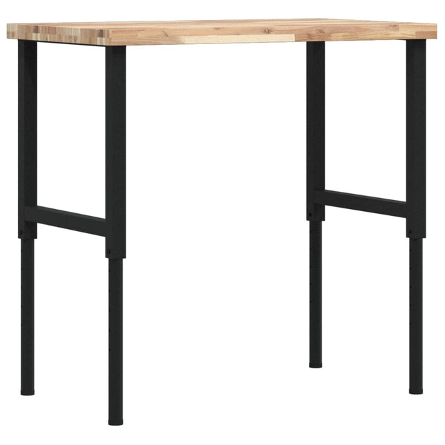 Banco Lavoro 100x60x(73-99,5) cm Legno di Acacia Rettangolare