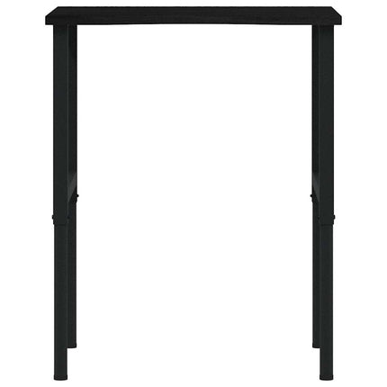 Banco Lavoro Marrone Scuro 80x60x(71,5-98) cm Legno di Rovere