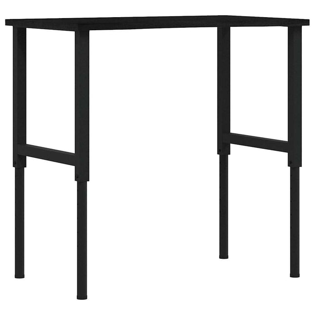 Banco Lavoro Marrone Scuro 100x60x(71,5-98) cm Legno di Rovere