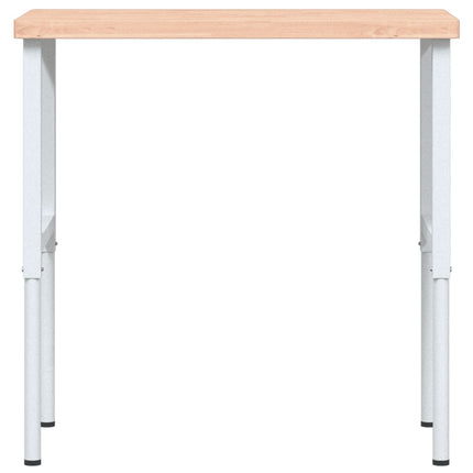 Banco Lavoro 100x60x(73-99,5) cm Legno di Faggio Rettangolare