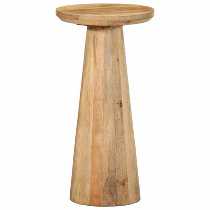 Tavolino da Salotto Ã˜30x60 cm in Legno Massello di Mango