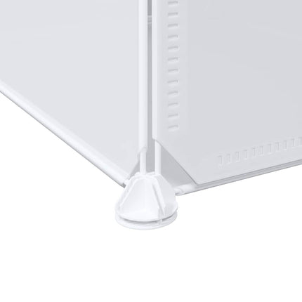 Organizzatore Portaoggetti con 20 Cubi e Aste per Appendere PP