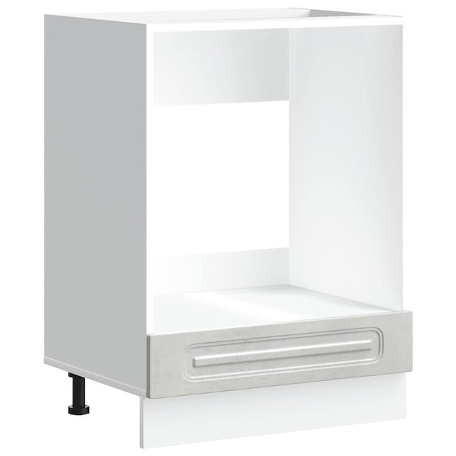 Armadio per Forno Kalmar Grigio Cemento in Legno Multistrato