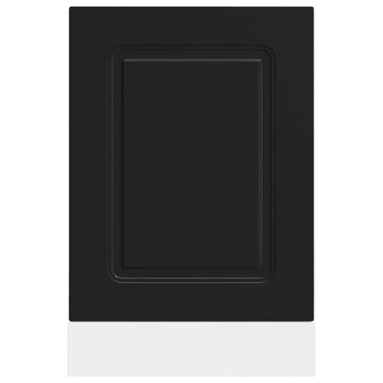 Pannello Lavastoviglie Kalmar Nero 45x1,5x67 cm in Truciolato