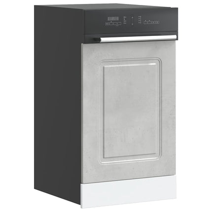 Pannello Lavastoviglie Kalmar Grigio Cemento 45x1,5x67 cm