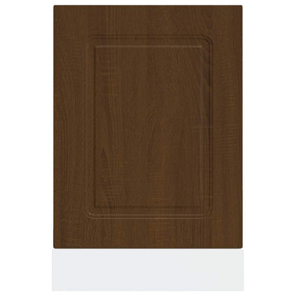 Pannello Lavastoviglie Kalmar Rovere Marrone 45x1,5x67 cm