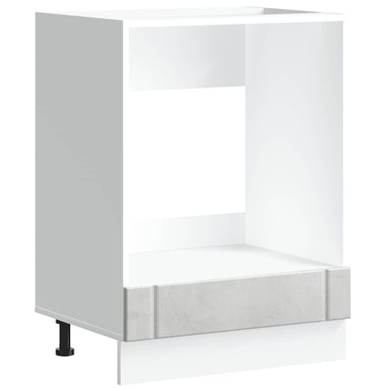 Armadio Forno Lucca Grigio Cemento in Legno Multistrato