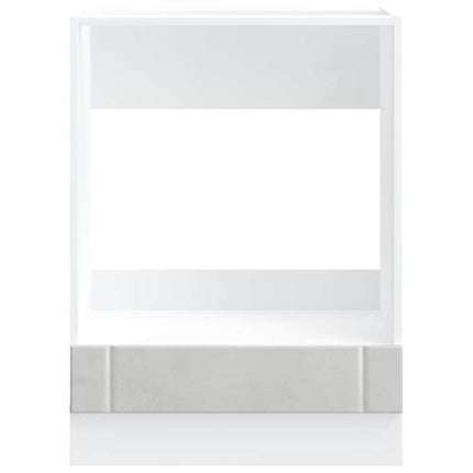 Armadio Forno Lucca Grigio Cemento in Legno Multistrato