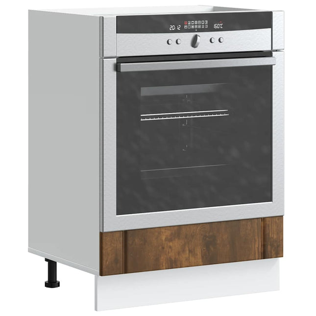 Armadio Forno Lucca Rovere Fumo in Legno Multistrato
