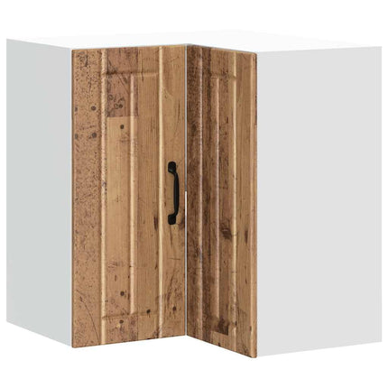 Pensile da Cucina ad Angolo Lucca Legno Antico in Truciolato