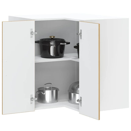Pensile da Cucina ad Angolo Lucca Rovere Artigianale Truciolato