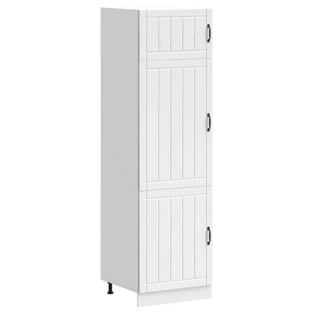 Armadio da Cucina Lucca Bianco in Legno Multistrato