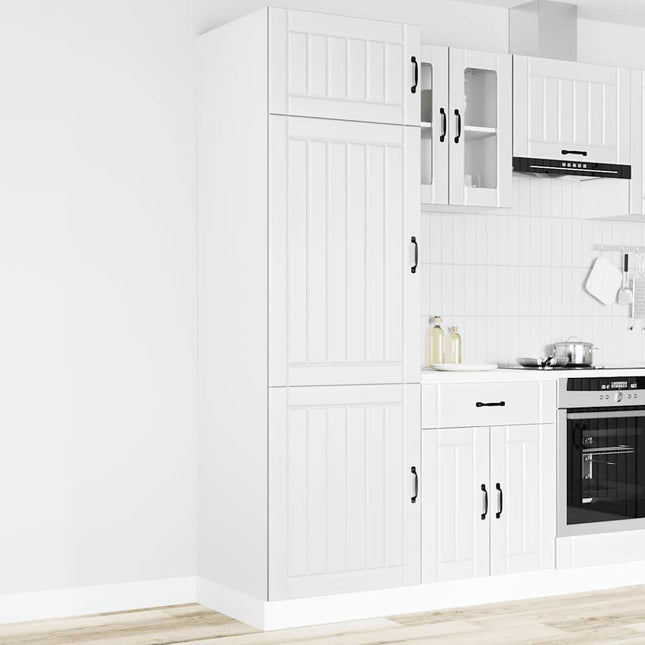 Armadio da Cucina Lucca Bianco in Legno Multistrato
