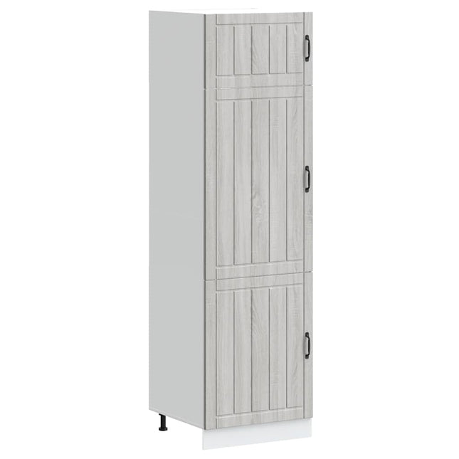 Armadio da Cucina Lucca Grigio Sonoma in Legno Multistrato