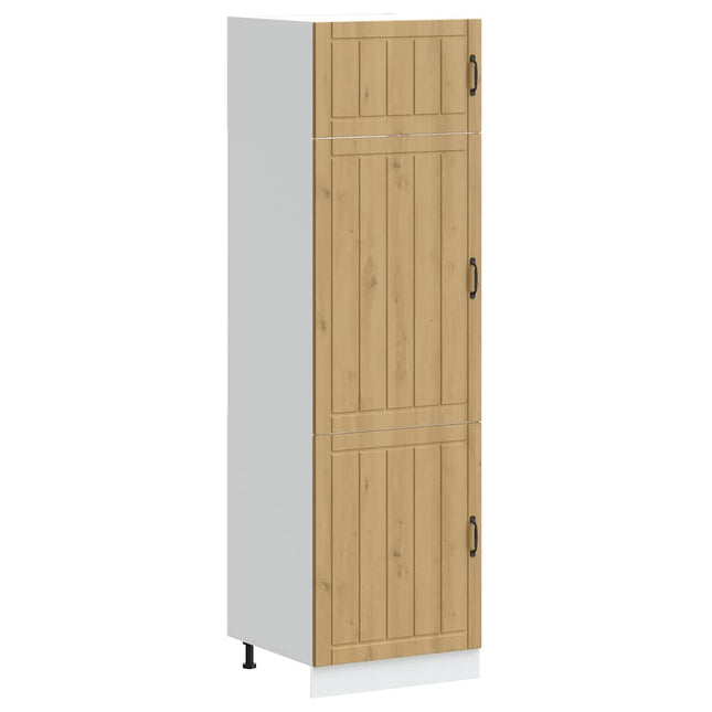 Armadio da Cucina Lucca Rovere Artigianale Legno Multistrato
