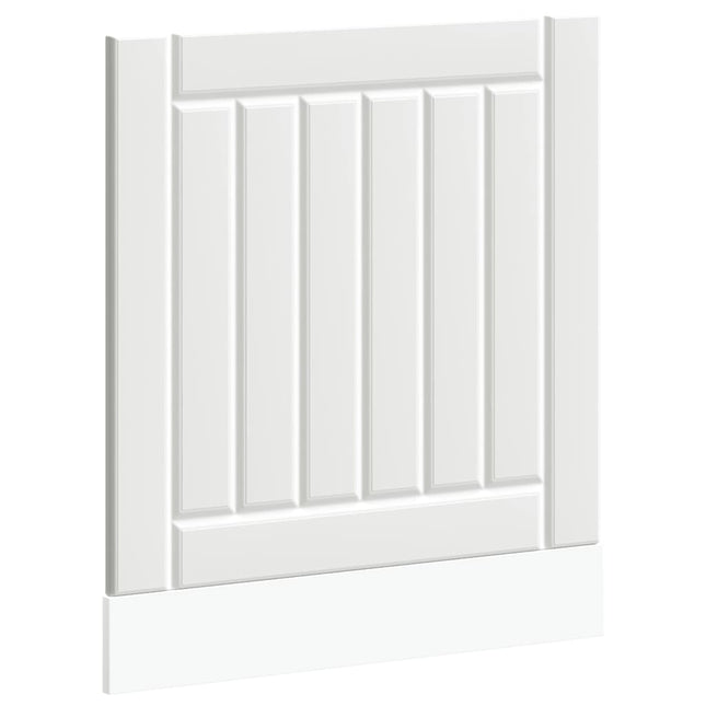 Pannello Lavastoviglie Lucca Bianco in Legno Multistrato