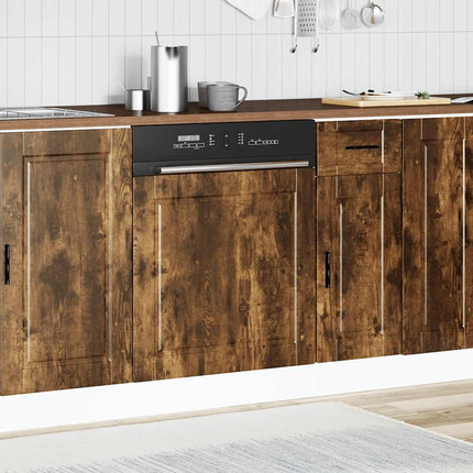 Pannello Lavastoviglie Porto Rovere Fumo 60x1,5x67 cm