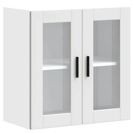 Pensile da Cucina con Porta in Vetro Porto Bianco
