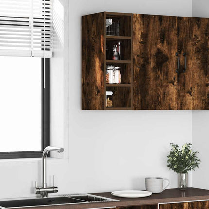 Mobile Pensile Rovere Fumo 20x29,5x60 cm in Legno Multistrato