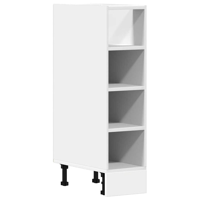 Armadio Inferiore Bianco 20x44,5x81,5 cm in Legno Multistrato