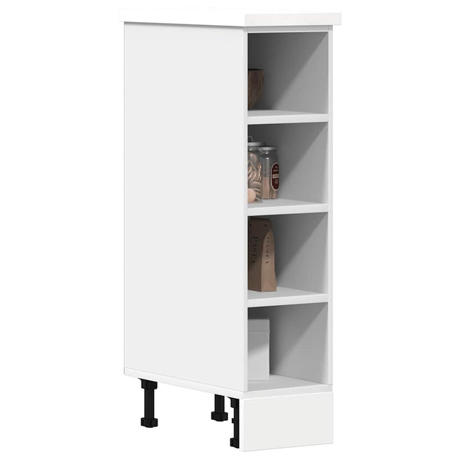 Armadio Inferiore Bianco 20x44,5x81,5 cm in Legno Multistrato