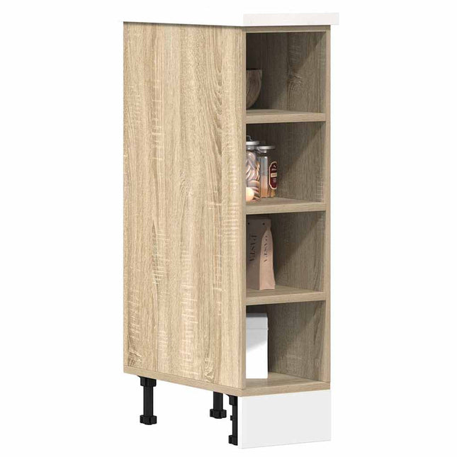 Armadio Inferiore Rovere Sonoma 20x44,5x81,5 cm in Truciolato
