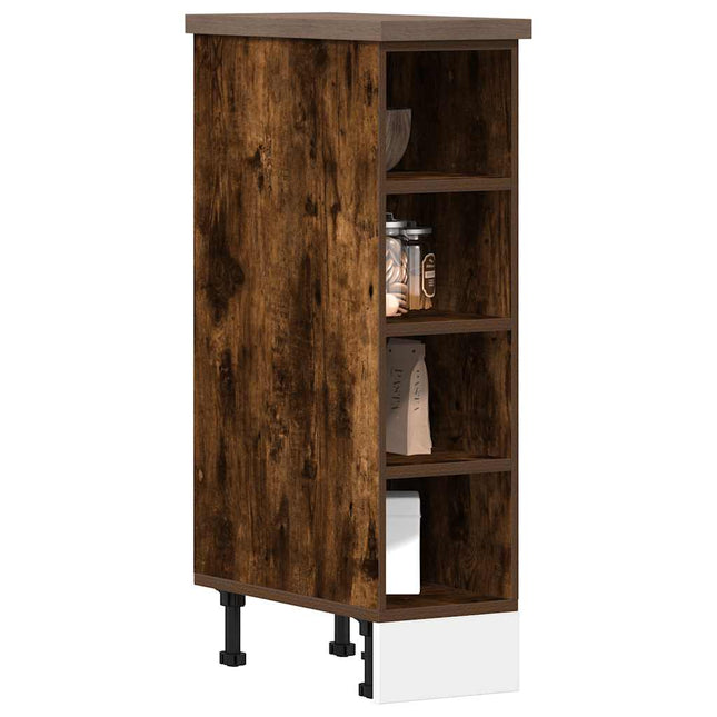 Armadio Inferiore Rovere Fumo 20x44,5x81,5 cm Legno Multistrato