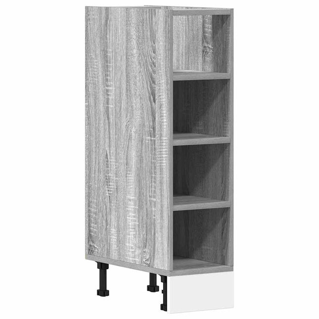 Armadio Inferiore Grigio Sonoma 20x44,5x81,5 cm in Truciolato