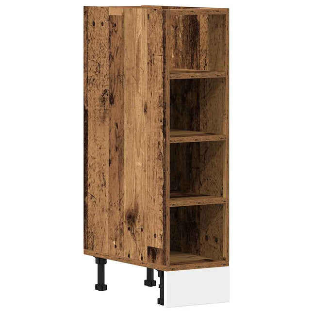 Armadio Inferiore Legno Vecchio 20x44,5x81,5 cm in Truciolato