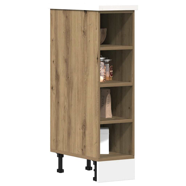 Armadio Inferiore Rovere Artigianale 20x44,5x81,5 cm Truciolato