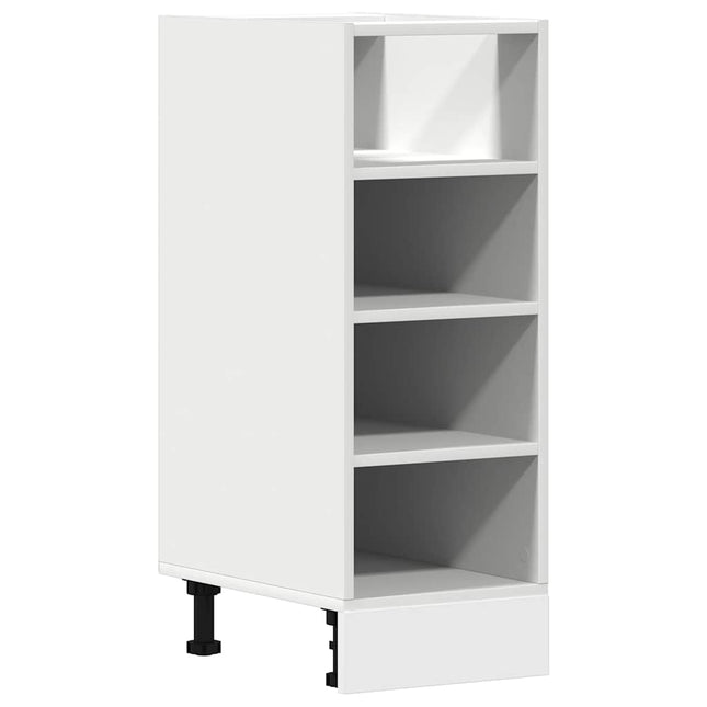 Armadio Inferiore Bianco 30x44,5x81,5 cm in Legno Multistrato