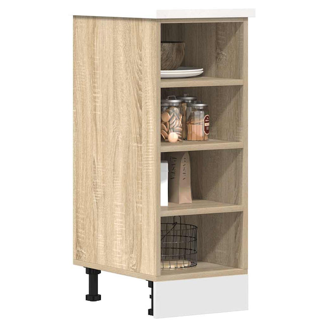 Armadio Inferiore Rovere Sonoma 30x44,5x81,5 cm in Truciolato