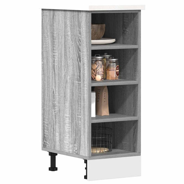 Armadio Inferiore Grigio Sonoma 30x44,5x81,5 cm in Truciolato