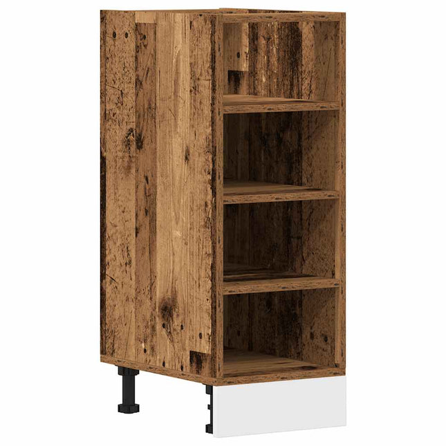 Armadio Inferiore Legno Vecchio 30x44,5x81,5 cm in Truciolato
