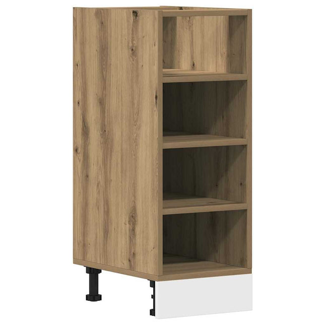 Armadio Inferiore Rovere Artigianale 30x44,5x81,5 cm Truciolato