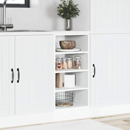 Armadio Inferiore Bianco 40x44,5x81,5 cm in Legno Multistrato