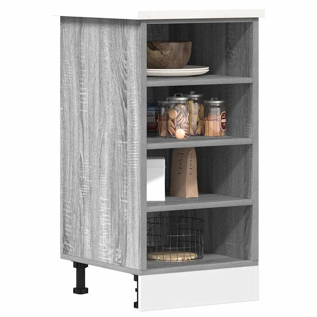 Armadio Inferiore Grigio Sonoma 40x44,5x81,5 cm in Truciolato