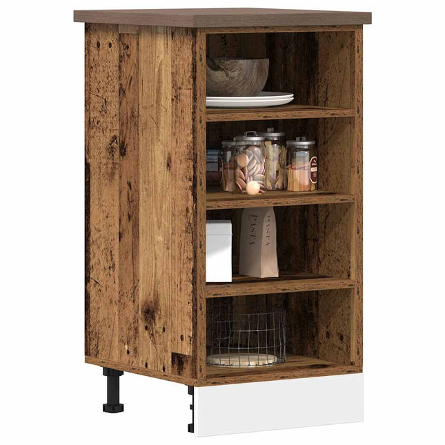 Armadio Inferiore Legno Antico 40x44,5x81,5 cm in Truciolato