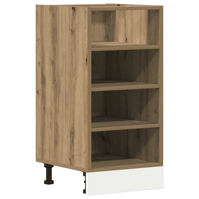 Armadio Inferiore Rovere Artigianale 40x44,5x81,5 cm Truciolato