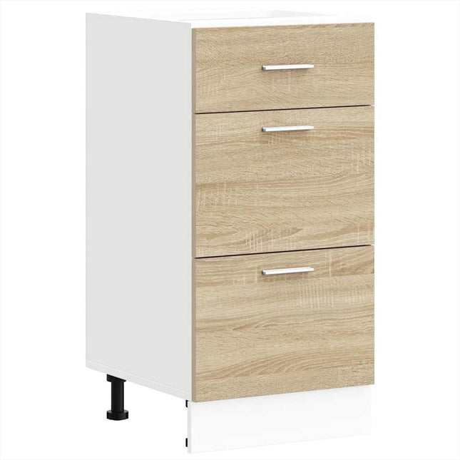 Armadio Inferiore Rovere Sonoma 40x46x81,5 cm Legno Multistrato